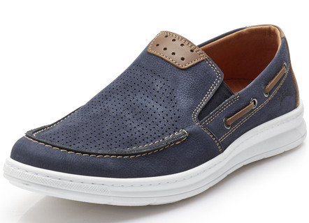 Slipper mit Kontrast-Besätzen