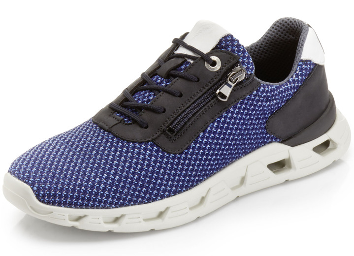 - Waldläufer Sneaker mit herausnehmbaren Fussbett, in Größe 10 bis 9 1/2, in Farbe BLAU Ansicht 1