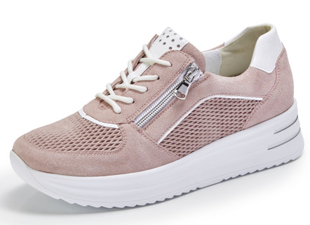 Waldläufer Sneaker mit Lackeinsätzen