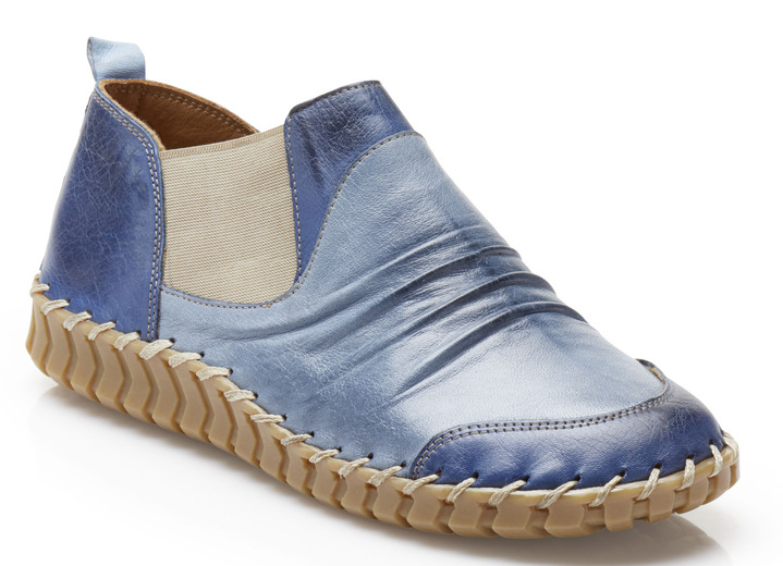 - Gemini Bootie mit seitlichen Elastikeinsätzen , in Größe 036 bis 042, in Farbe JEANS Ansicht 1