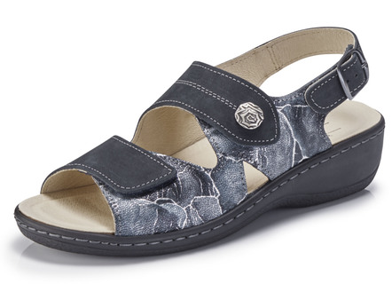 ELENA EDEN, bequeme Damen-Sandalen, Weite H, mit herausnehmbarem Fussbett