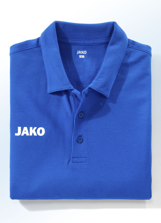 Freizeitshirts & -Kombinationen - Poloshirt von «Jako» in 5 Farben, in Größe 3XL (58/60) bis XXL (56), in Farbe ROYALBLAU Ansicht 1