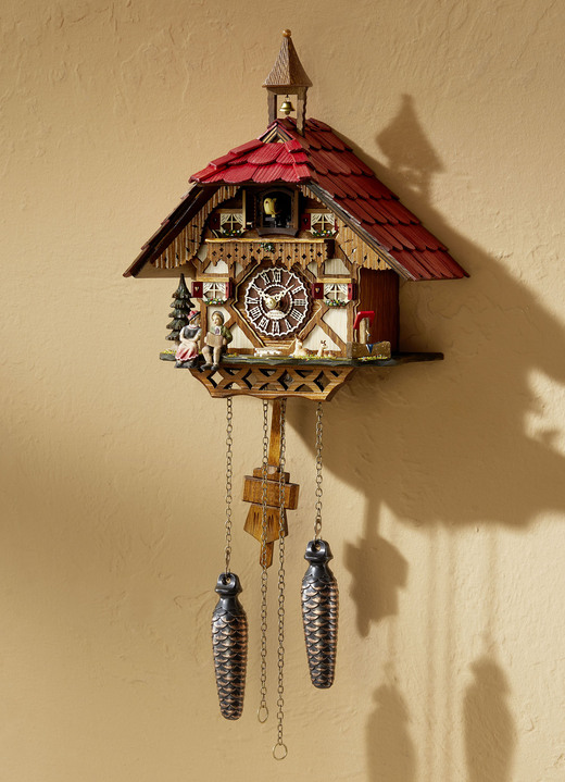 Uhren - Kuckucksuhr aus Holz, in Farbe BRAUN