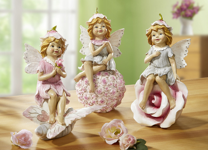 - Zauberhafte Elfen, in Farbe ROSA, in Ausführung Elfe auf Rosenball