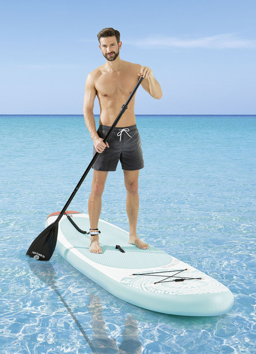 Fitness - Aufblasbares Stand-Up Paddle-Board von MAXXMEE, in Farbe BLAU Ansicht 1