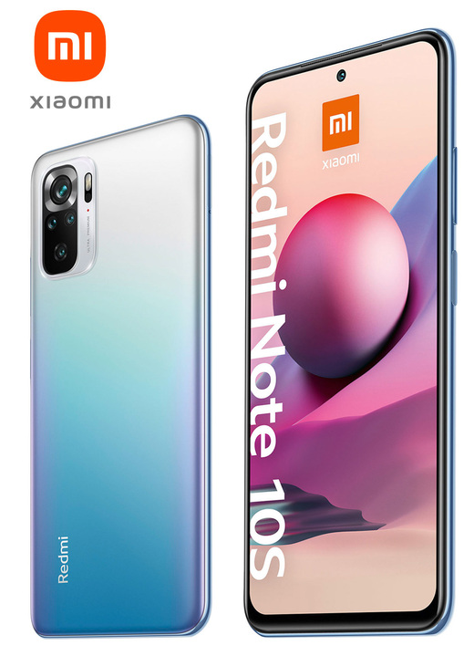 - xiaomi Redmi Note 10S Smartphone, in Farbe BLAU Ansicht 1