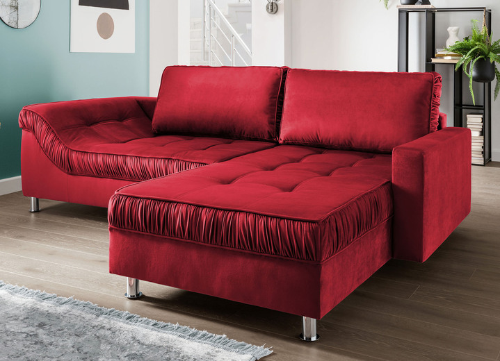 - Polsterecke mit Komfortschaum-Polsterung, in Farbe ROT