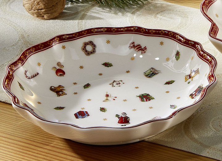 - Schalen von Villeroy & Boch aus hochwertigem Porzellan - Schalen von Villeroy & Boch aus hochwertigem Porzellan, in Farbe WEISS-ROT, in Ausführung Schale klein