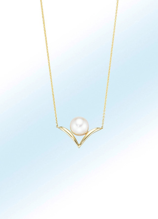 Ankerkette mit Akoya-Perle