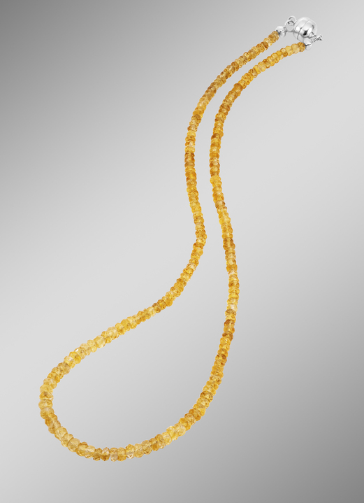 Halsketten - Halskette mit echt Citrin und Magnetschliesse, in Farbe  Ansicht 1