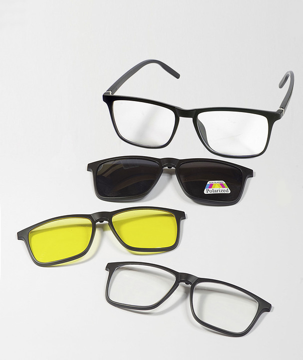 Aus der TV-Werbung - Magic Vision Brille 4-in-1, in Farbe SCHWARZ Ansicht 1