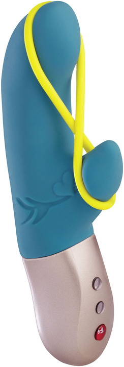 Erotik - Mini-Vibrator mit Stimulationsband, in Farbe TÜRKIS Ansicht 1