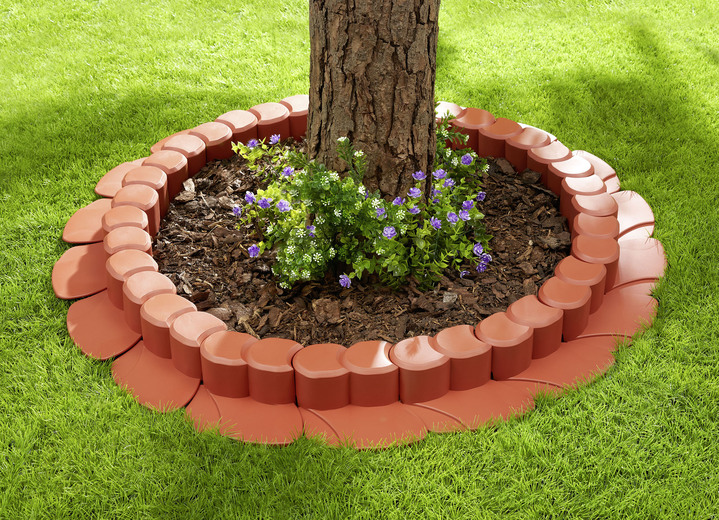Garten - Flexi-Rasenkante, 8er-Set, mit Fahrspur, in Farbe TERRA Ansicht 1