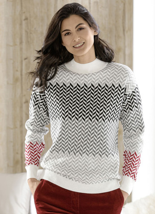 Pullover in Jacquard-Dessin