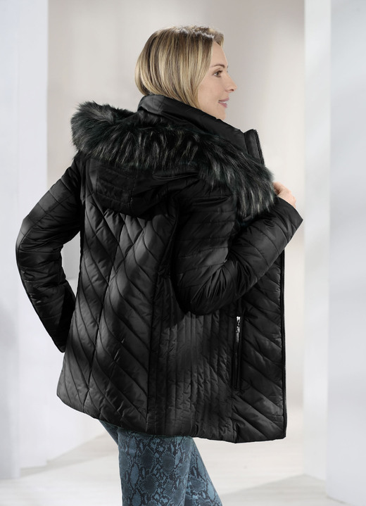 Winterjacken - Jacke in 2 Farben, in Größe 036 bis 052, in Farbe SCHWARZ Ansicht 1