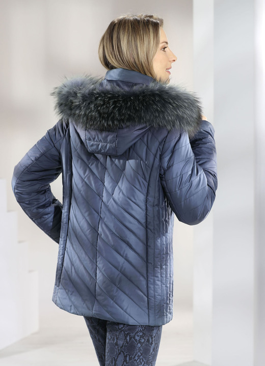 Winterjacken - Jacke in 2 Farben, in Größe 036 bis 052, in Farbe STAHLBLAU Ansicht 1