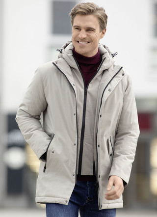 Jacke mit Gileteinsatz