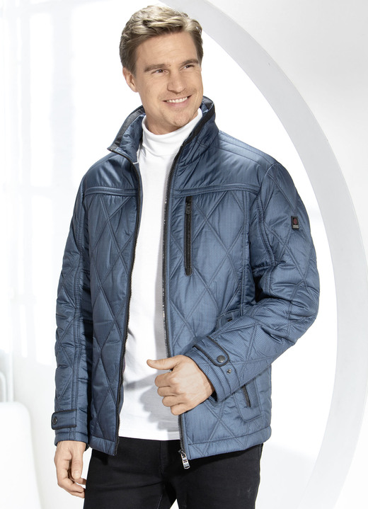 - Steppkurzjacke von «Gate One», in Größe 024 bis 064, in Farbe INDIGOBLAU Ansicht 1
