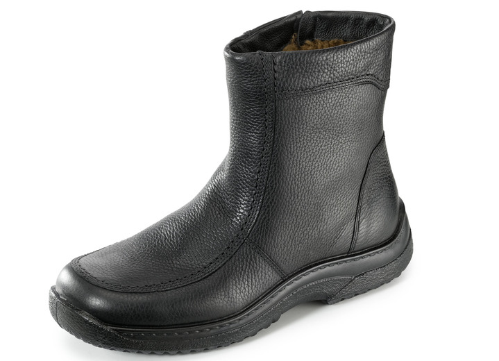 - Stiefel mit echtem Lammfellfutter, in Größe 040 bis 046, in Farbe SCHWARZ Ansicht 1
