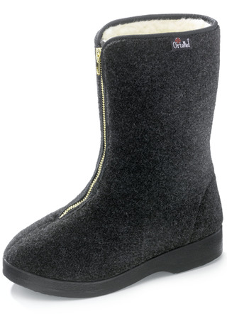 Haus-Stiefel mit praktischem Reissverschluss