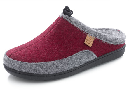 Wollfilz-Pantoffel mit anatomisch geformten Fussbett