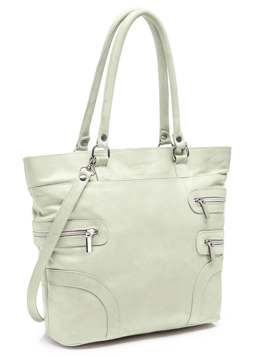 - Laurina Tasche aus Rind-Nappaleder, in Farbe TAUPE