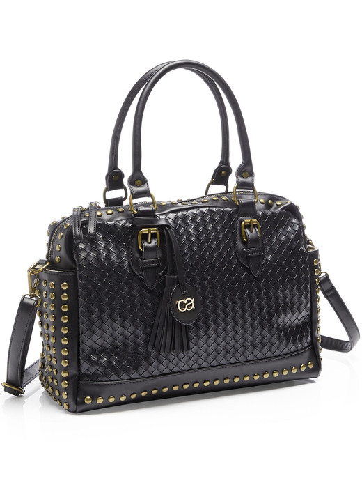 - Collezione Alessandro Tasche mit trendigen Ziernieten, in Farbe SCHWARZ