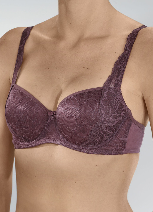 - Triumph-Amourette Charm Bügel-BH, in Größe 090 bis 095, in Cup A, in Farbe MARONE Ansicht 1