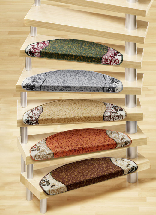 Läufer & Stufenmatten - Hübsche Stufenmatten, in Größe 151 (Stufenmatten, 2er-Pack) bis 325 (Stufenmatten, 15er-Pack), in Farbe GRÜN