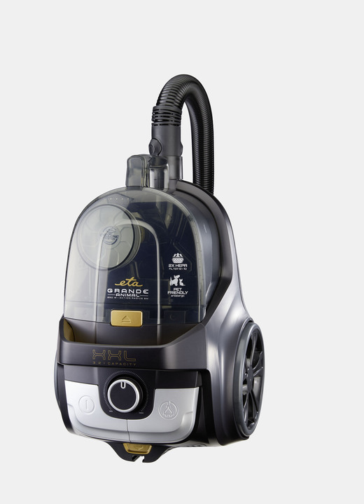 Mit Kabel - ETA Bodenstaubsauger, in Farbe SCHWARZ Ansicht 1