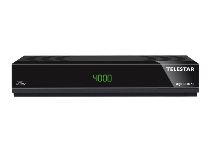 Fernseher - Telestar HD-Receiver, wahlweise für Kabel- oder Satellitenanschluss, in Farbe SCHWARZ, in Ausführung digiHD TS 13 Satelliten-Receiver Ansicht 1