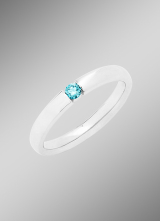 Feiner Damenring mit Brillant