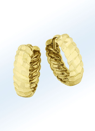 Tolle diamantierte Creolen