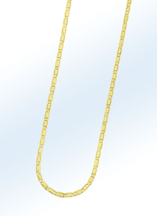 - Plättchenkette, diamantiert, in Farbe  Ansicht 1