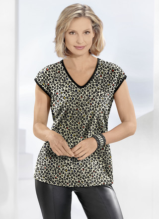 Allover gemustertes Shirt der Marke Klaus Modelle