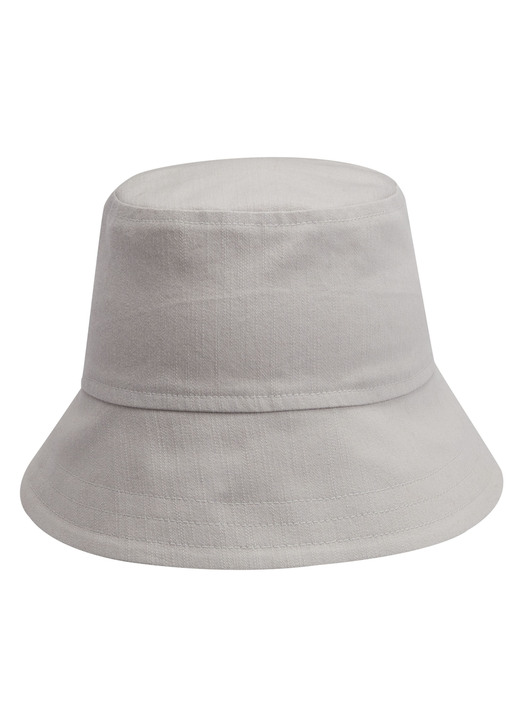 Mützen & Hüte - Fischer-Hut aus elastischem Textilmaterial, in Farbe HELLGRAU Ansicht 1