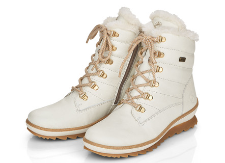 Remonte Schnür-Stiefelette mit Plüschkragen