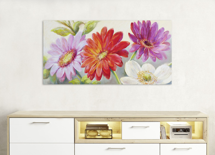 Blumen - Bild mit Schwebeeffekt, in Farbe BUNT