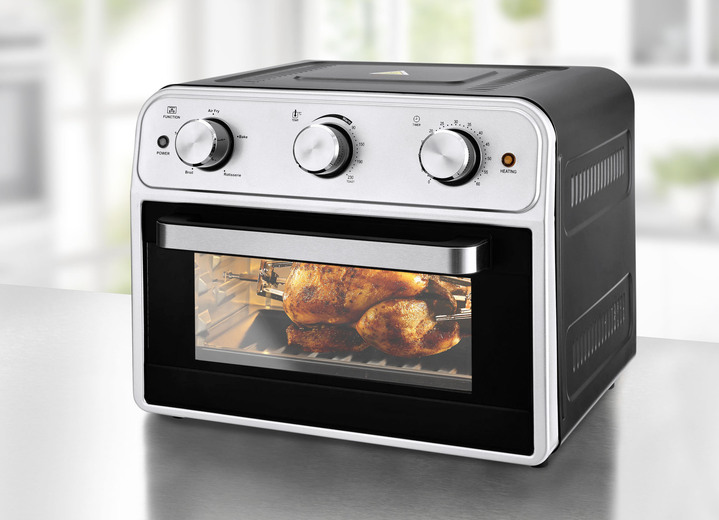 - Heissluft-Backofen mit Timer-Funktion, in Farbe EDELSTAHL Ansicht 1