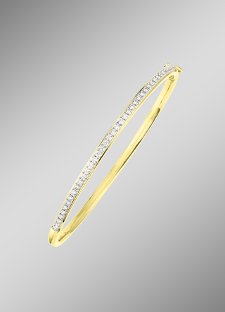 Feiner Armreif mit Brillanten