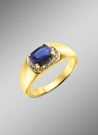Damenring mit Safir