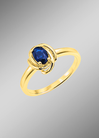 Damenring mit Safir