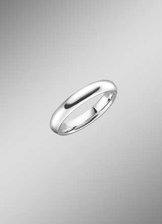 Edler Herrenring aus Weissgold