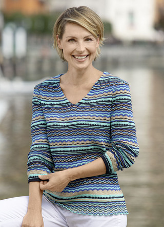Pullover mit Ringeldessin
