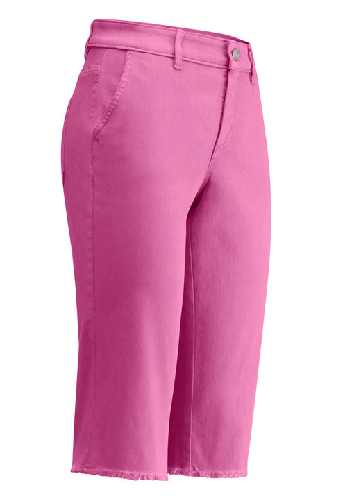Hosen mit Knopf- und Reissverschluss - Magic-Jeans-Bermudas, in Größe 034 bis 050, in Farbe PINK Ansicht 1