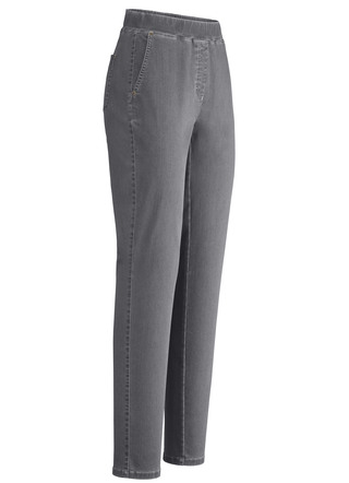 Bauchweg-Jeans in Schlupfform