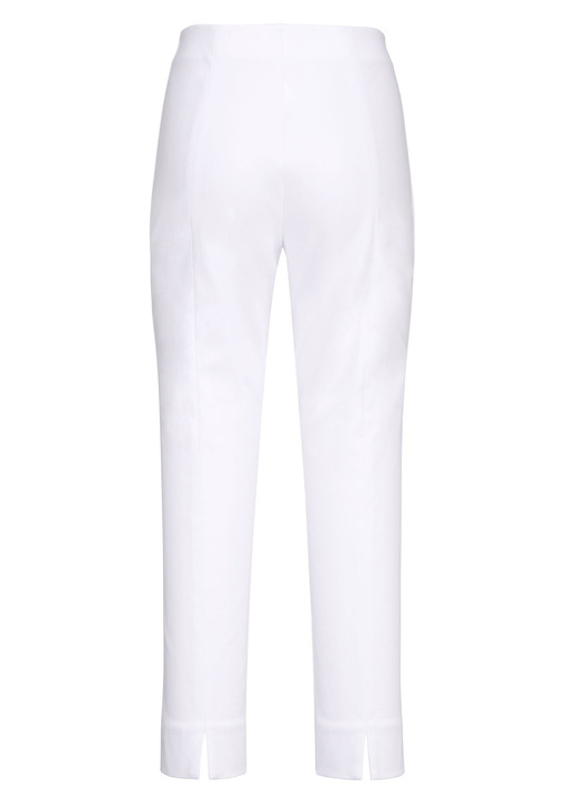 Hosen in Schlupfform - Soft-Stretch-Hose in 7/8-Länge, in Größe 017 bis 052, in Farbe WEISS Ansicht 1