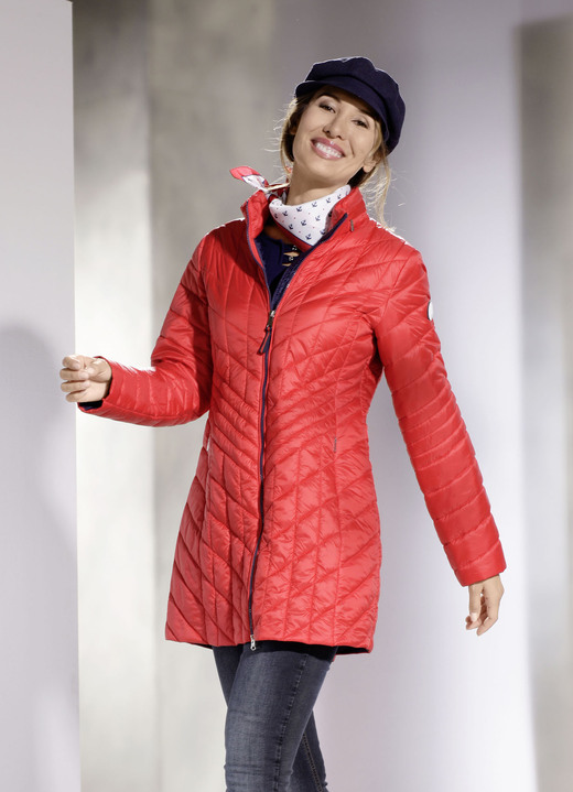 - Funktions-Longjacke in 2 Farben, in Größe 036 bis 054, in Farbe TOMATE Ansicht 1