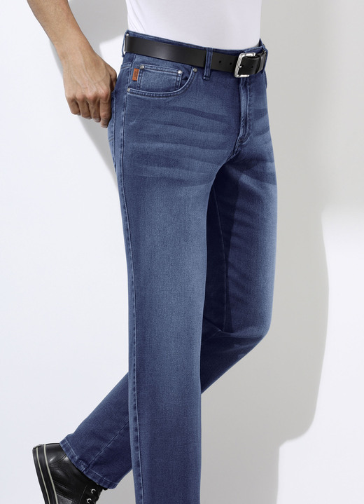 Jeans - «Francesco Botti»-Jeans in 3 Farben, in Größe 024 bis 064, in Farbe JEANSBLAU Ansicht 1