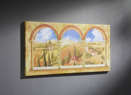 Bild mit Toskana-Landschaft